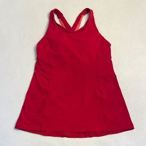 3. Lululemon Stash N Run Tank Ruby Red / Glossy